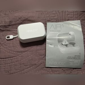 White AirBuds 1 True Wireless Earbuds *Brand New - No Box